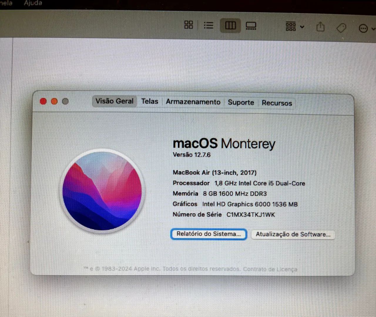 Vendo MacBook Air 13 polegadas  - Foto 3