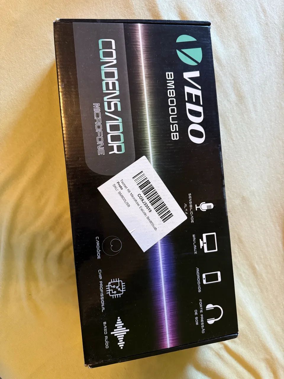 Microfone condensador BM800 VEDO - Foto 2
