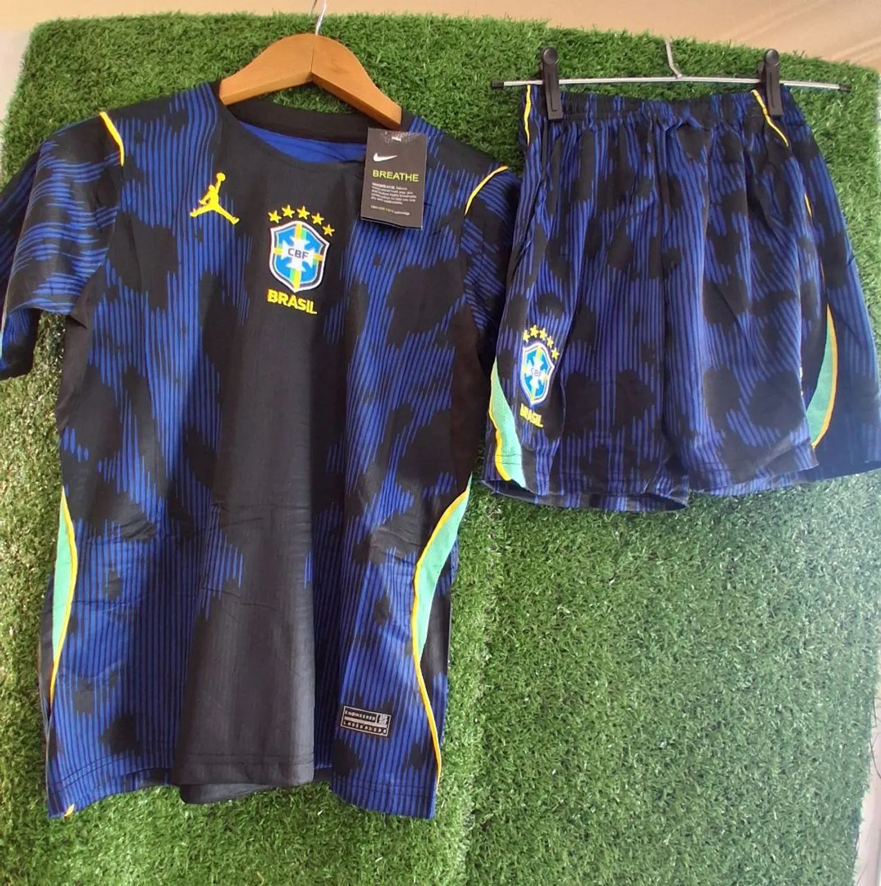 Kit infantil azul Brasil Copa de 2026