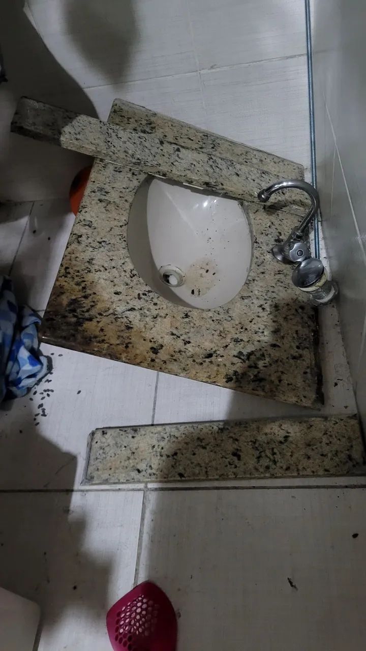 Sink and Marble Stone for Bathroom