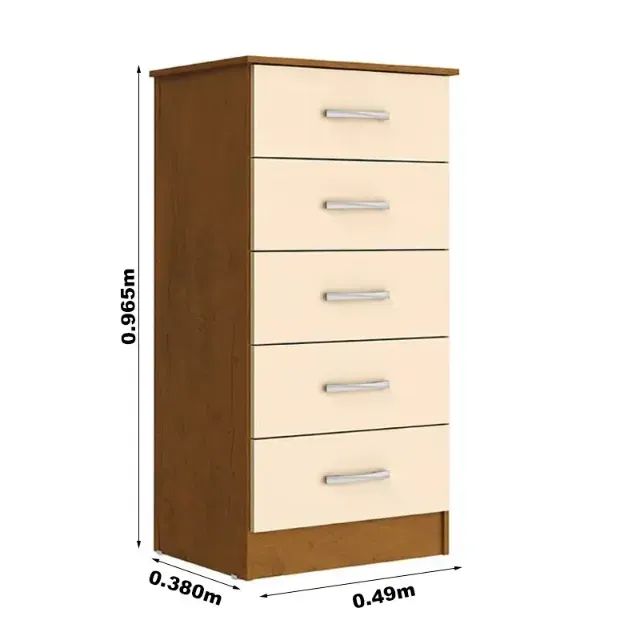 Cômoda Jamile Noce/Perola (PRODUTO EM OFERTA) - Foto 2