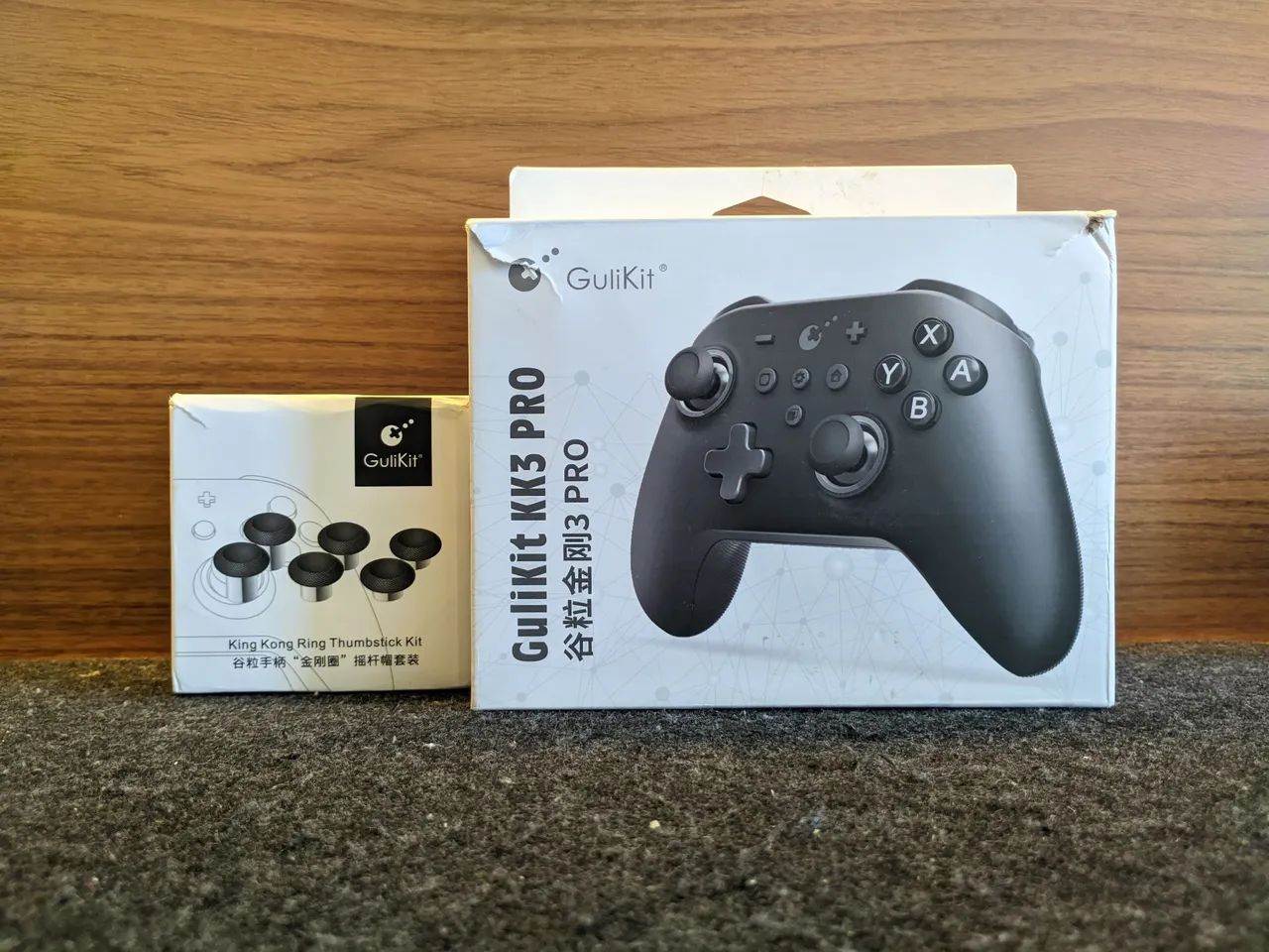 GuliKit KK3 PRO e o Kit de Thumbsticks