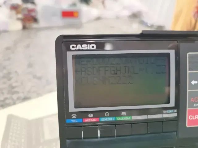 Agenda Eletrônica Casio SF-3000 Digital Diary - Foto 5