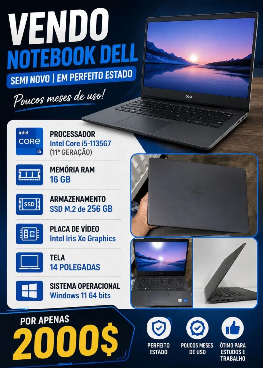 Vendo notebook 