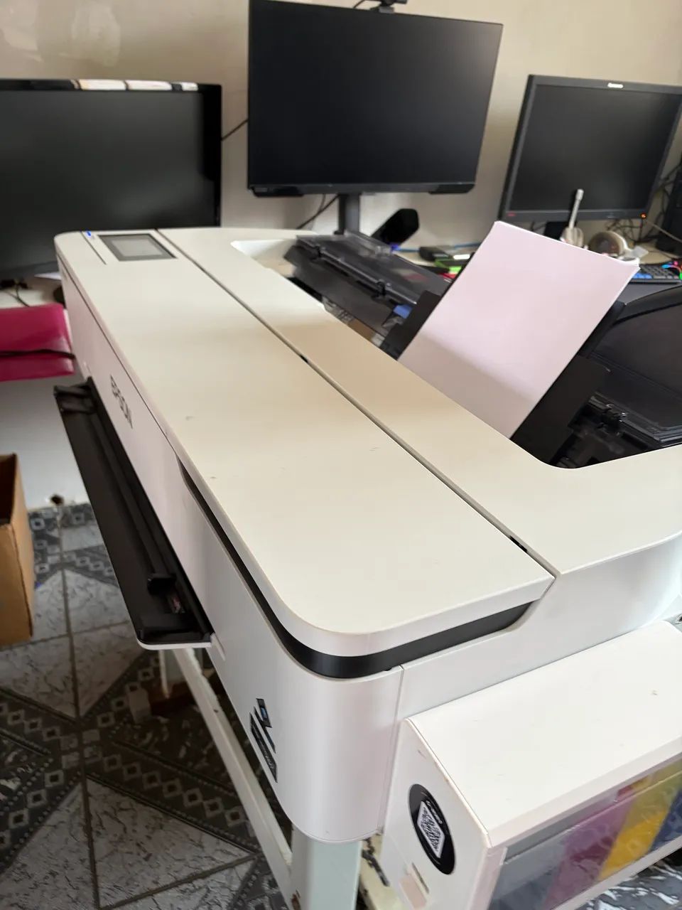 Vendo impressora Epson T3170 já com bulk - Foto 4