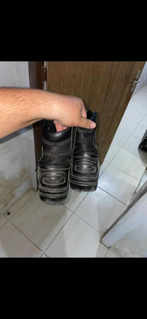 Coturno acero em couro - Foto 3