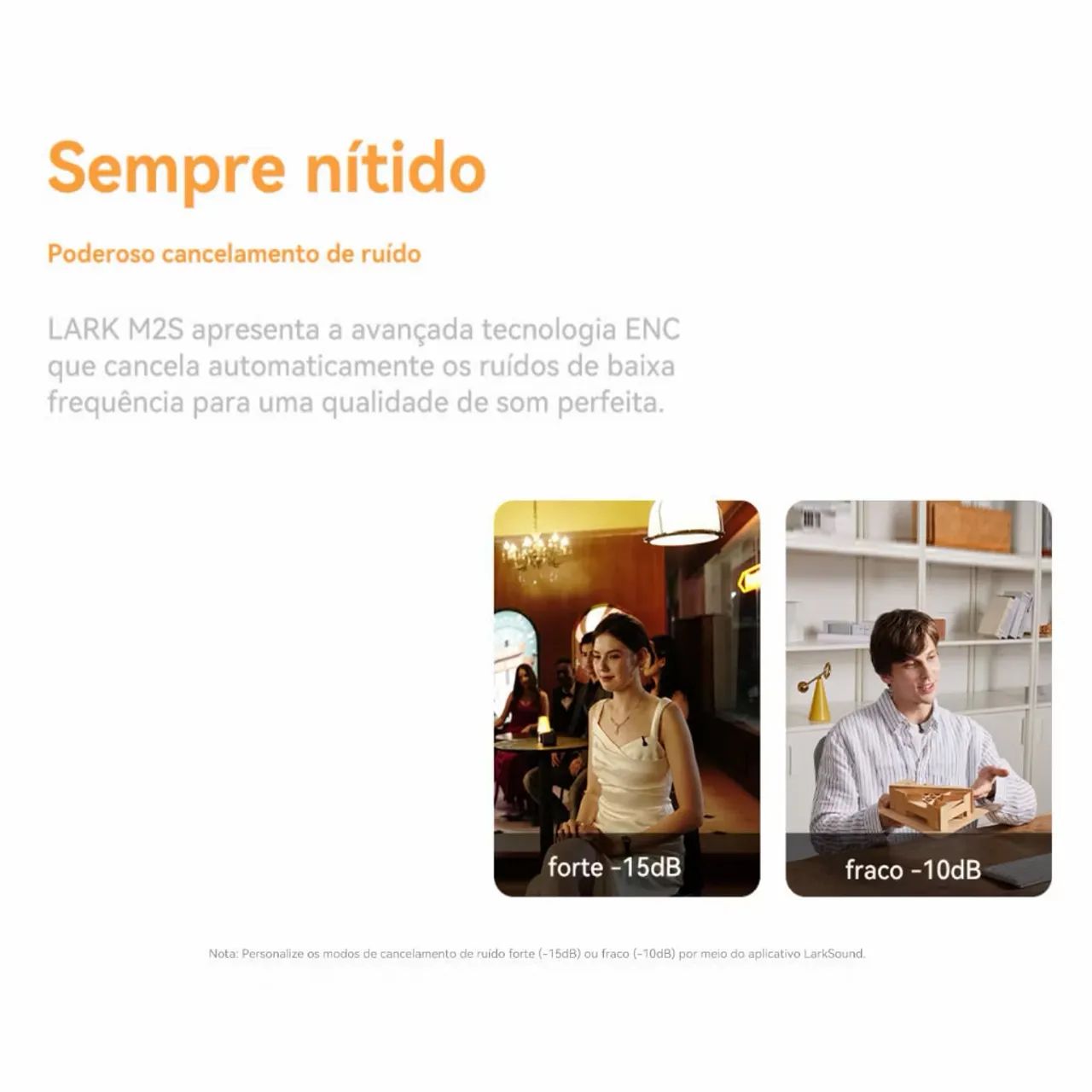 Microfone Hollyland Lark M2S LACRADO - Foto 4