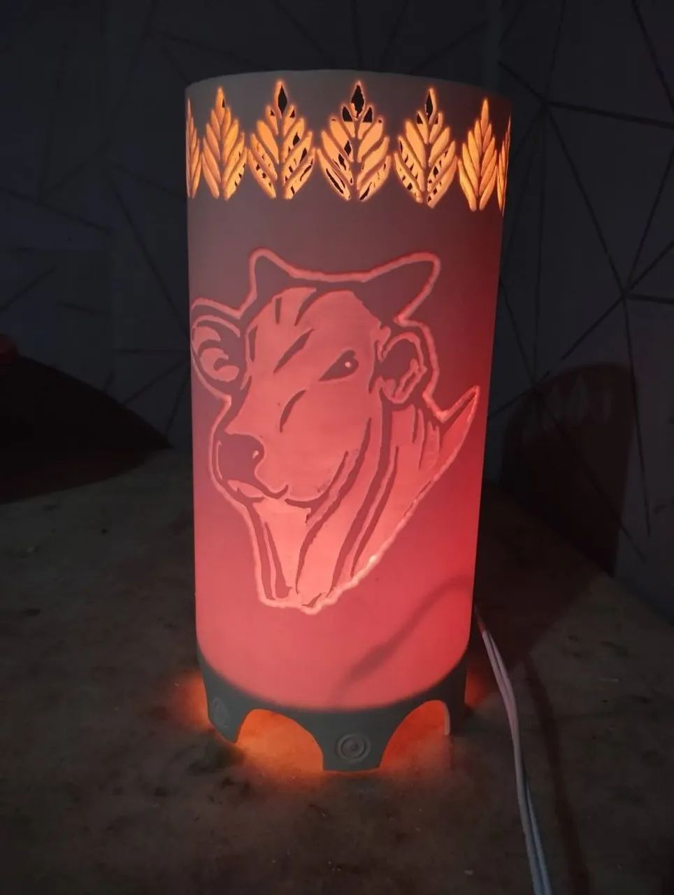 LUMINÁRIA DE PVC TEMA AGRONEGÓCIO 