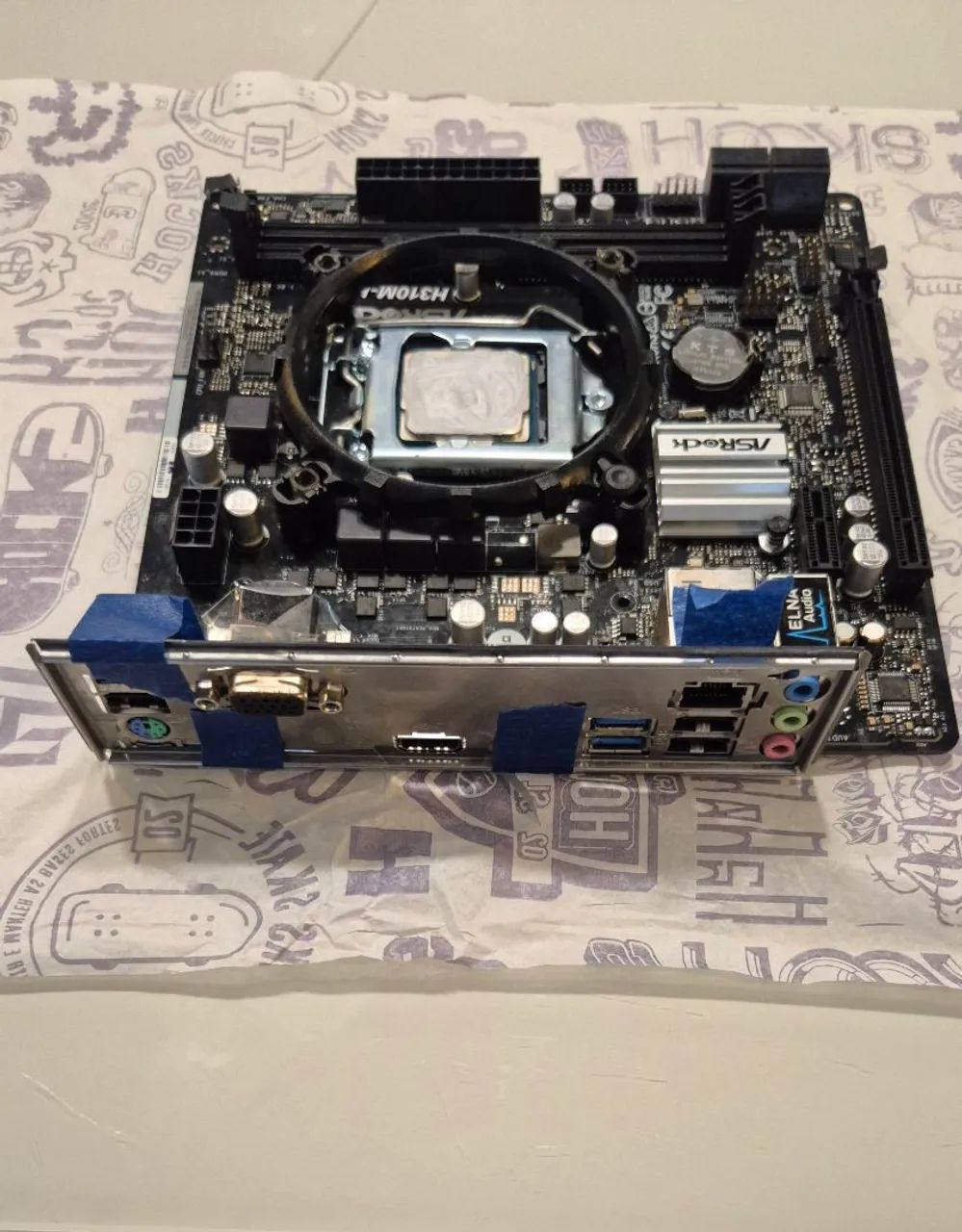 KIT PC INTEL CORE I3 8100 + ASROCK H310M-HG4 - Foto 3