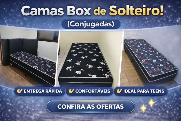 Cama box solteiro conjugada completa só pegar e usar, pague e receba na sua casa !!