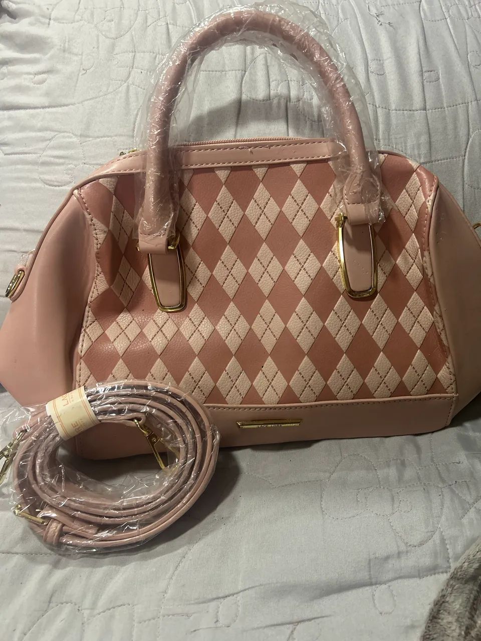 Bolsa rosa nunca usada 