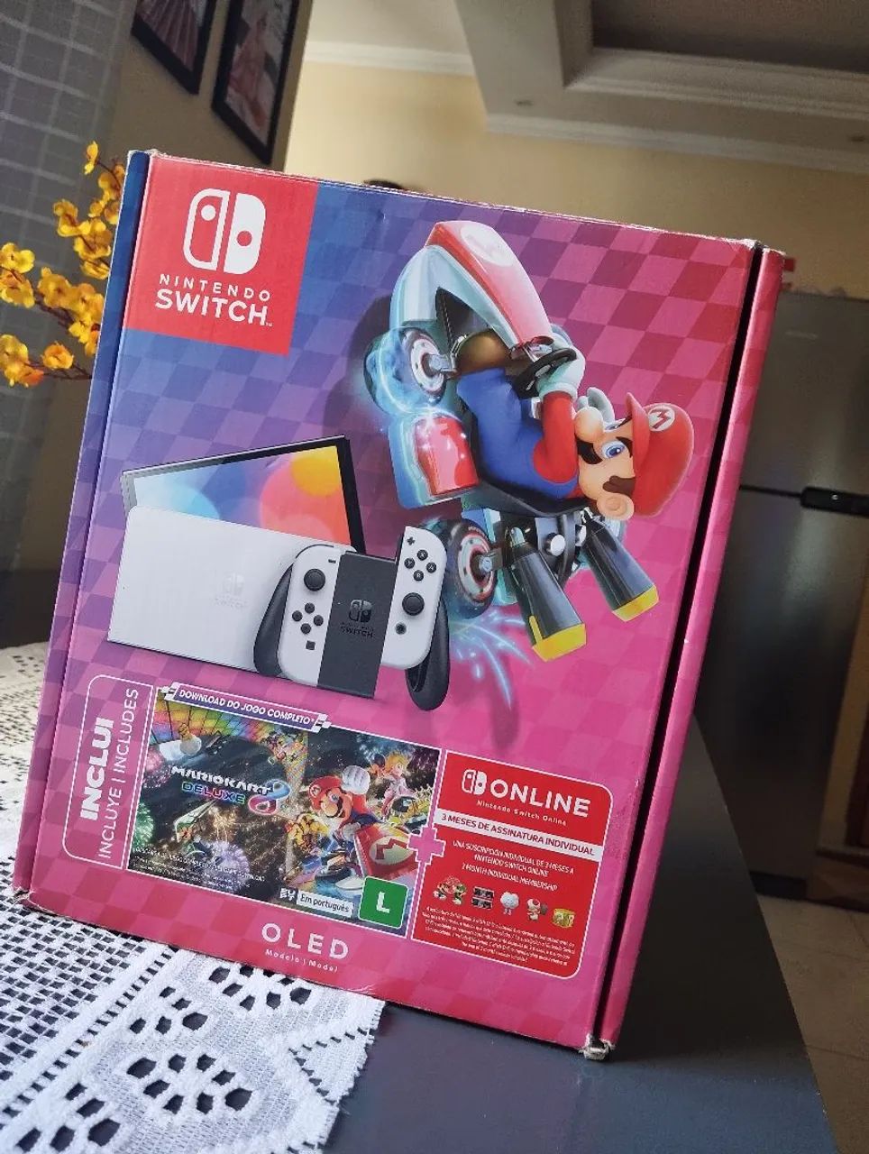 Nintendo Switch OLED + Capa de proteção  - Foto 4