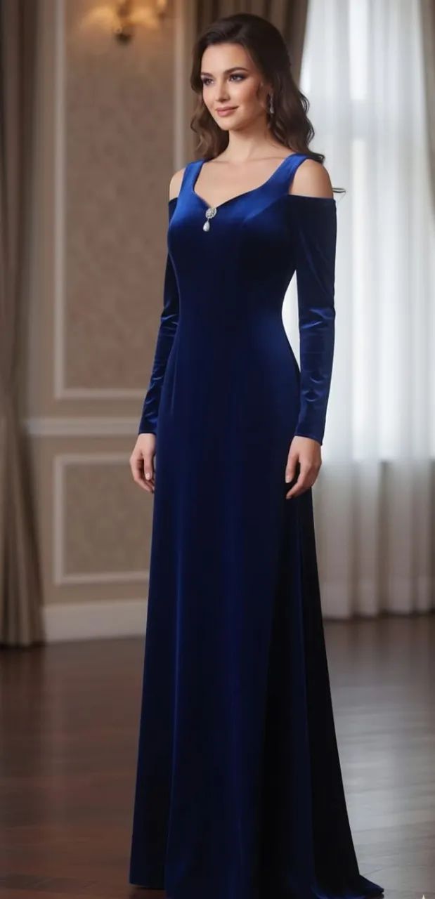 Vestido azul marinho  - Foto 2