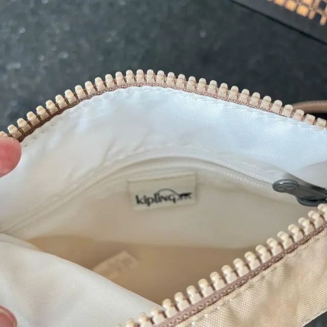 Bolsa Kipling original nova  - bege - Foto 4