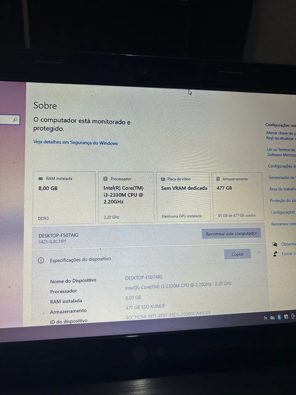 Notebook LG  - Foto 5