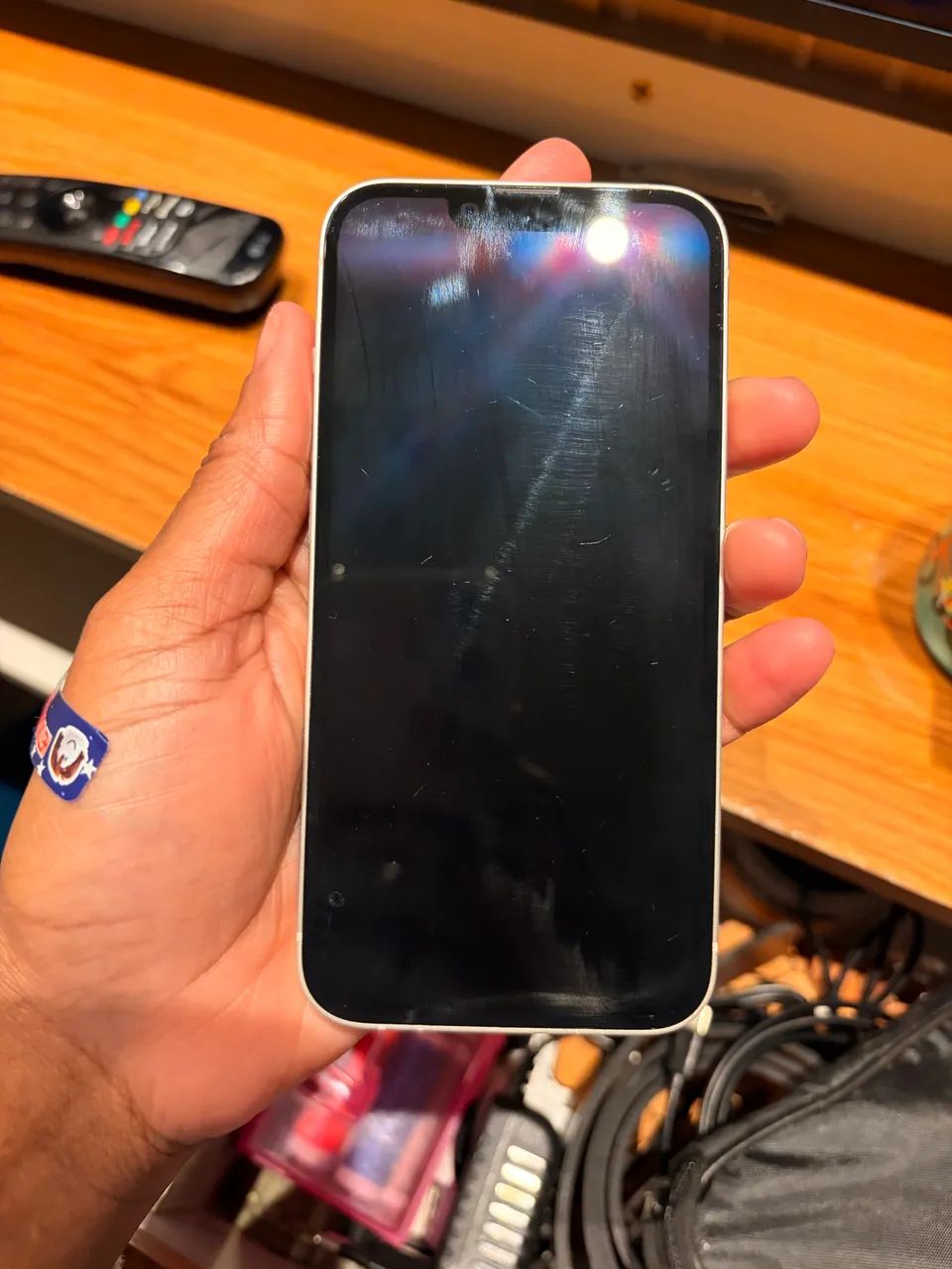 iphone 14 128GB - Traseira trincada funcionando perfeitamente  - Foto 3