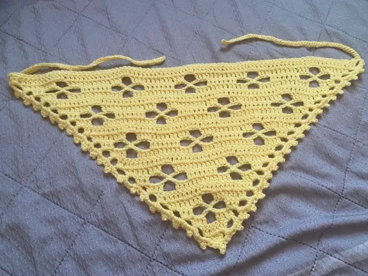 Bandanas de crochê  - Foto 2
