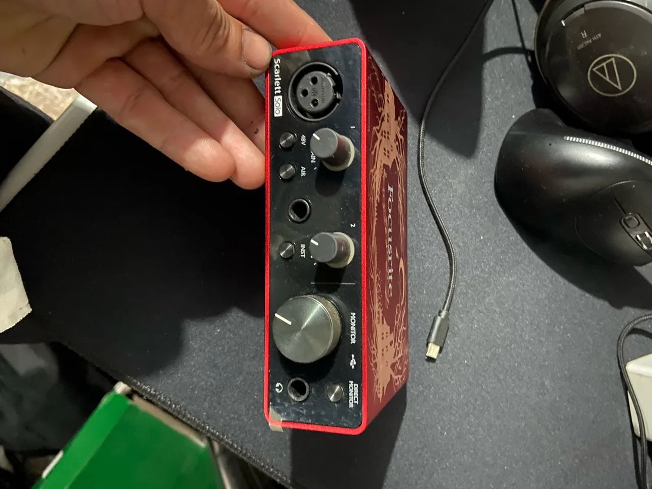 Kit produção musical ou itens separados  ( INTERFACE DE ÁUDIO, MICROFONE E FONE  - Foto 4