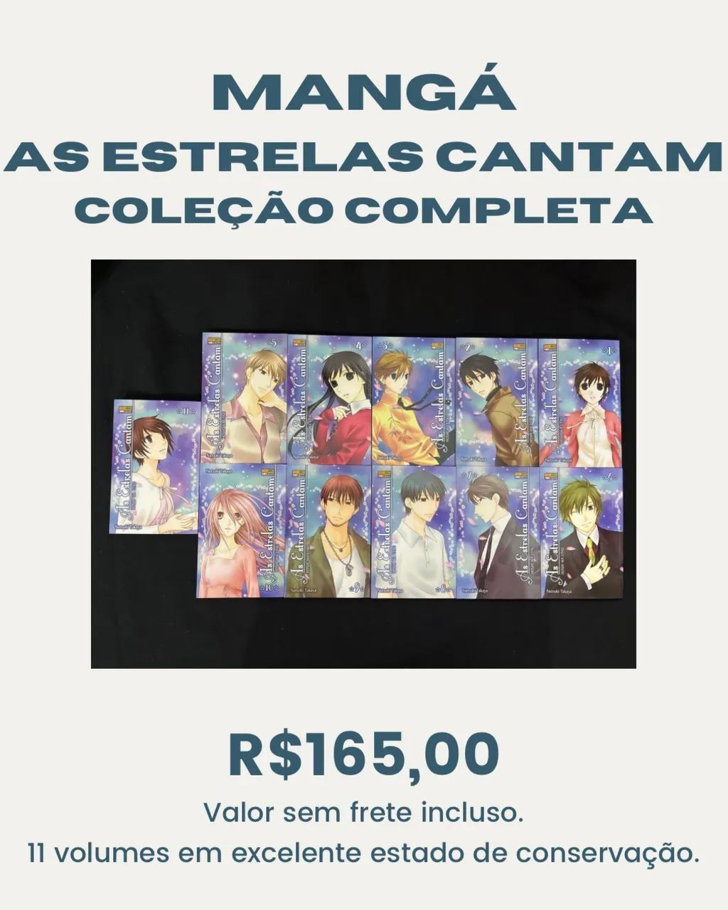 Mangá as estrelas cantam coleção completa