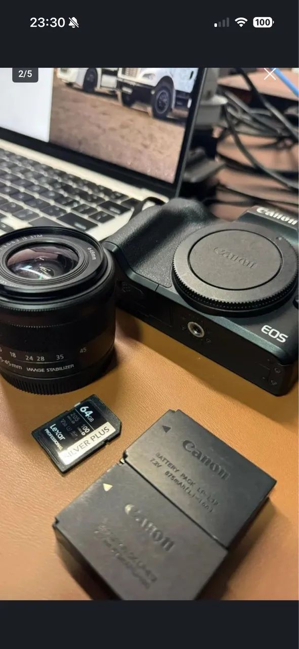 Canon m50 mark II + microfone  - Foto 4