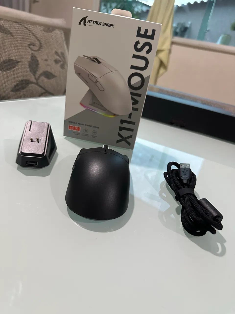 ? MOUSE GAMER ATTACK SHARK X11 ? NOVO! ? - Foto 4