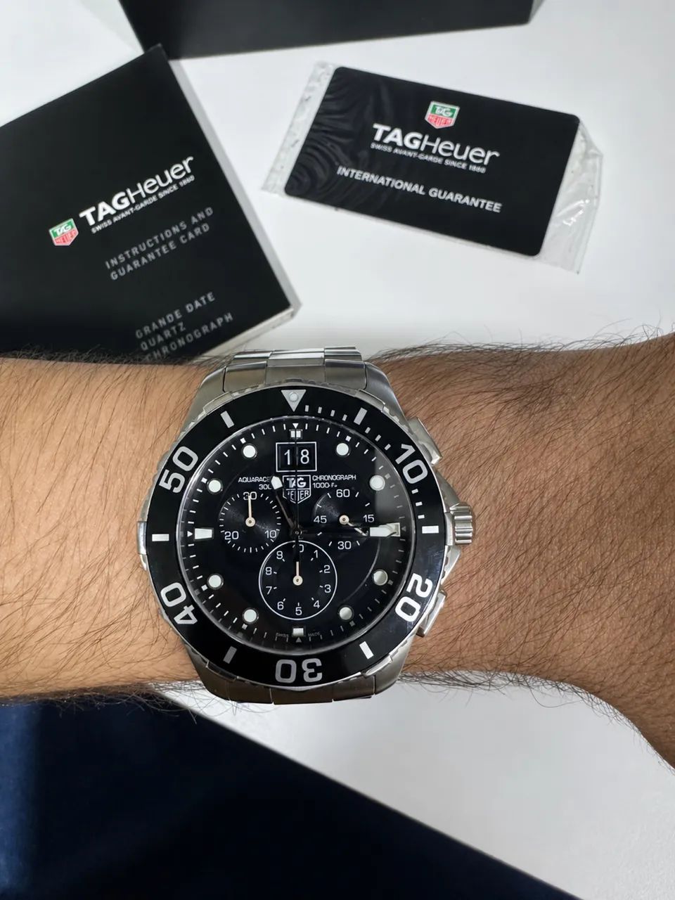 Relógio TAG Heuer Aquarecer CAN1010 - Completo