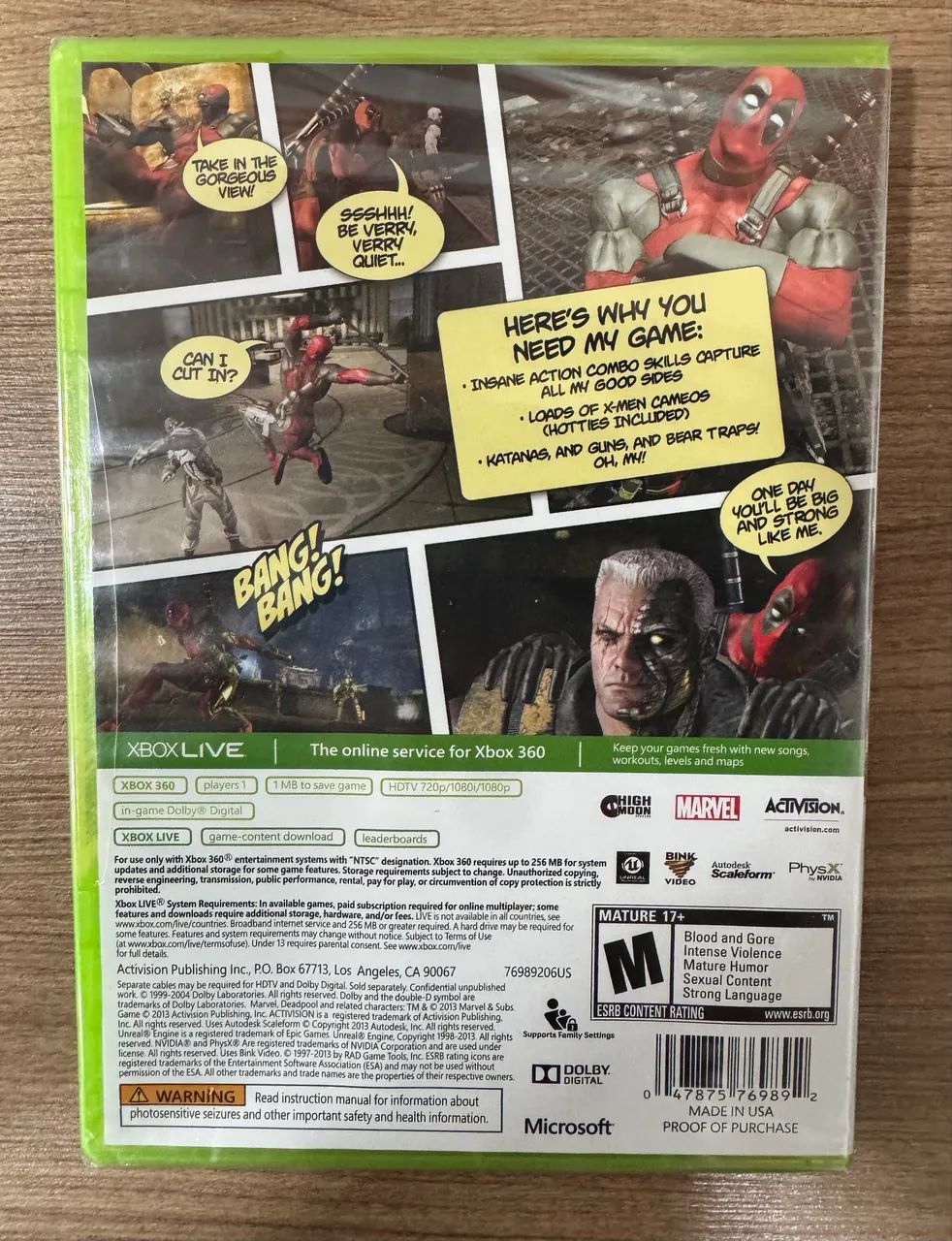 Deadpool Xbox 360 - Lacrado - Foto 2