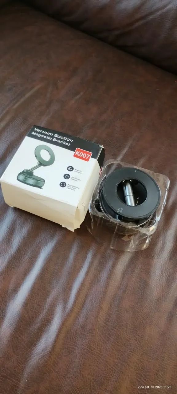Suporte Celular Magnético Ventosa Vácuo K007 Premium - Foto 5