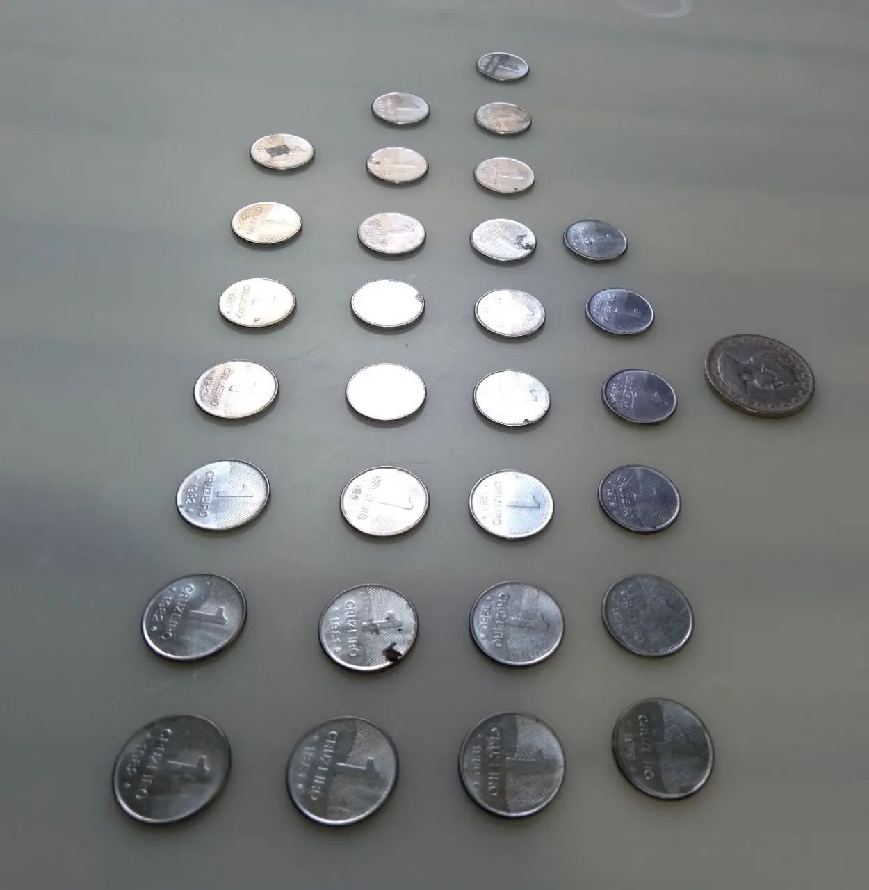Kit contendo 31 moedas antigas do Brasil. - Foto 3
