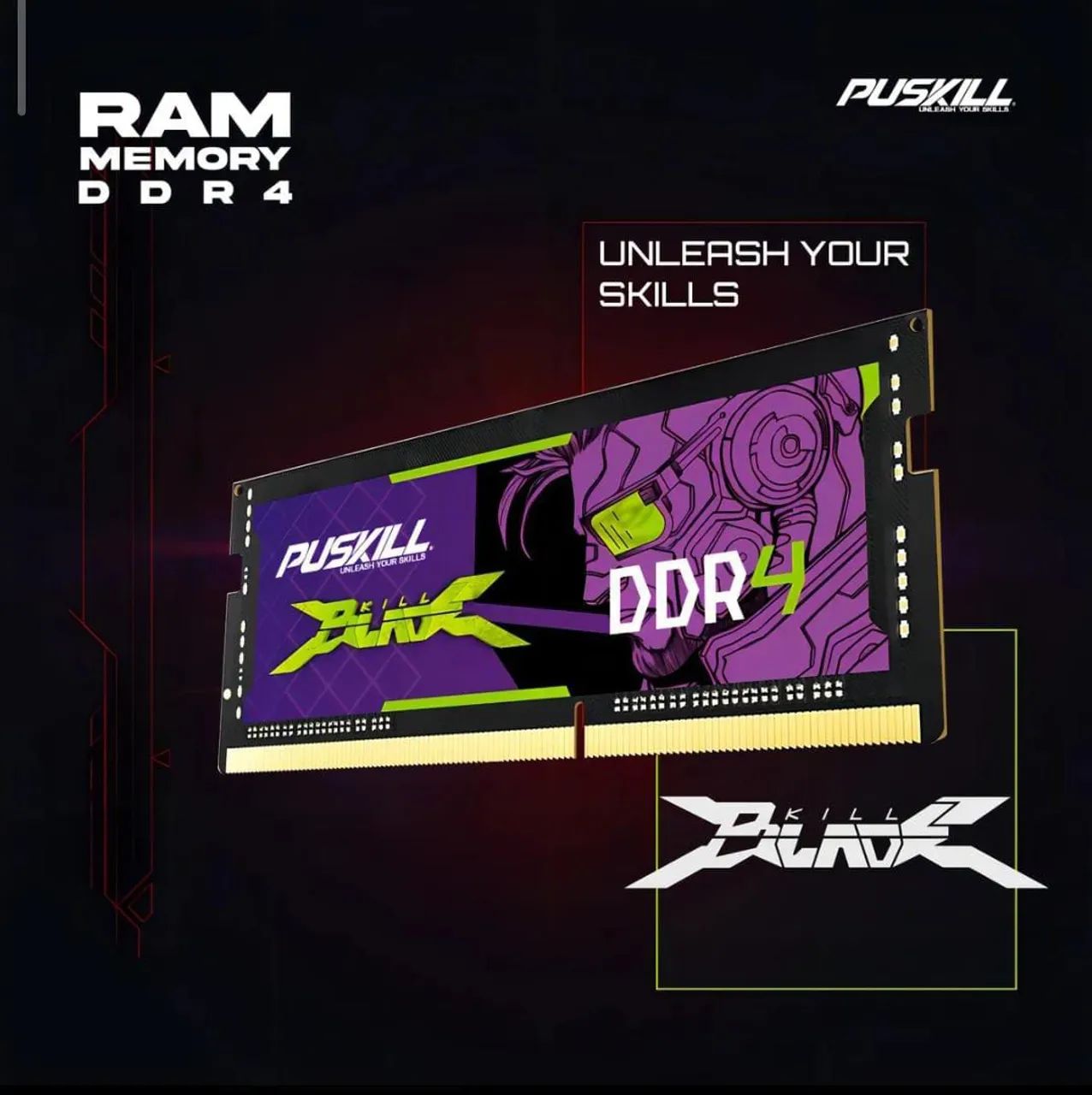 memória ram puskill 16gb ddr4 notebook - Foto 3