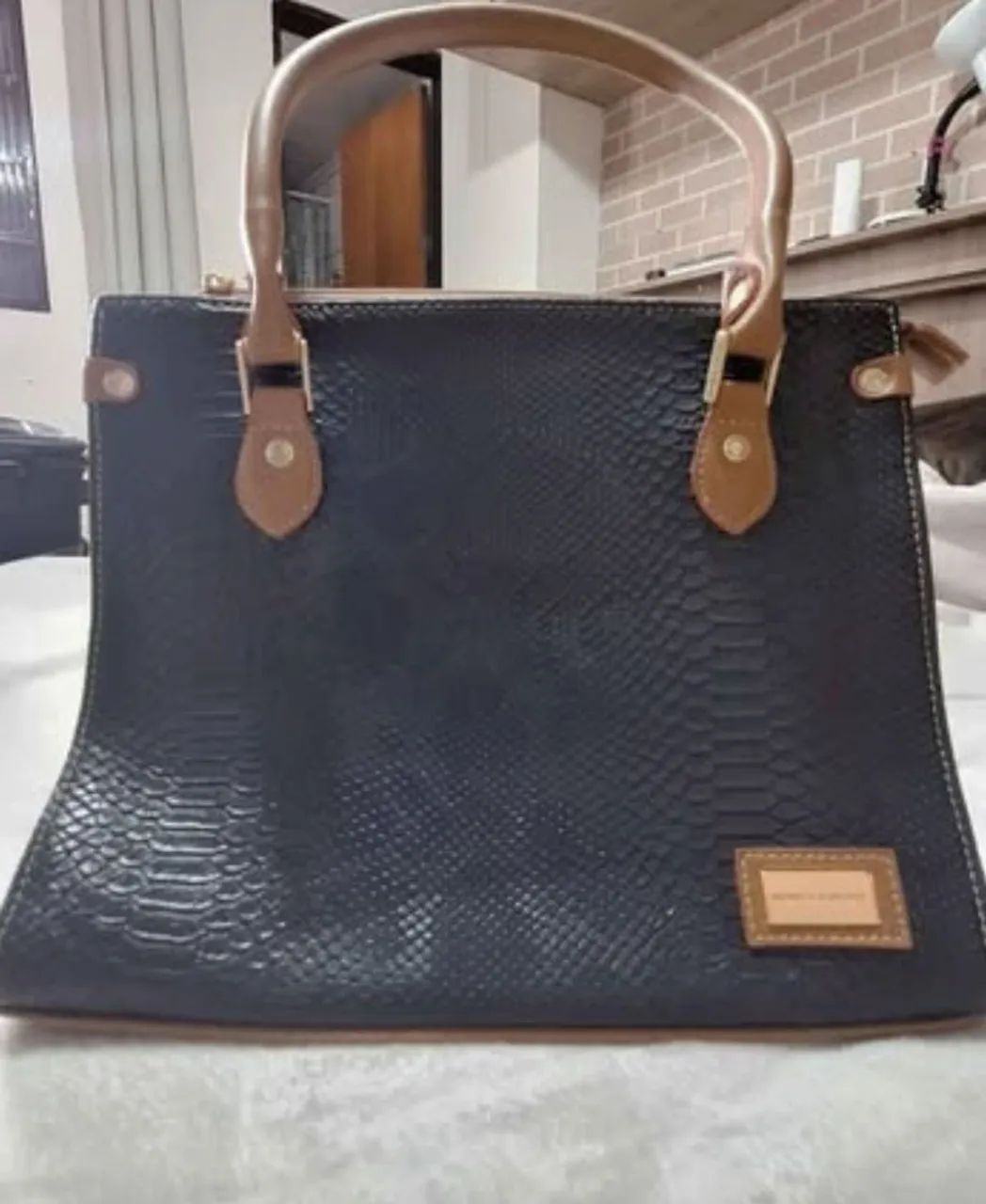 Bolsa de couro Mônica Sanches  - Foto 2