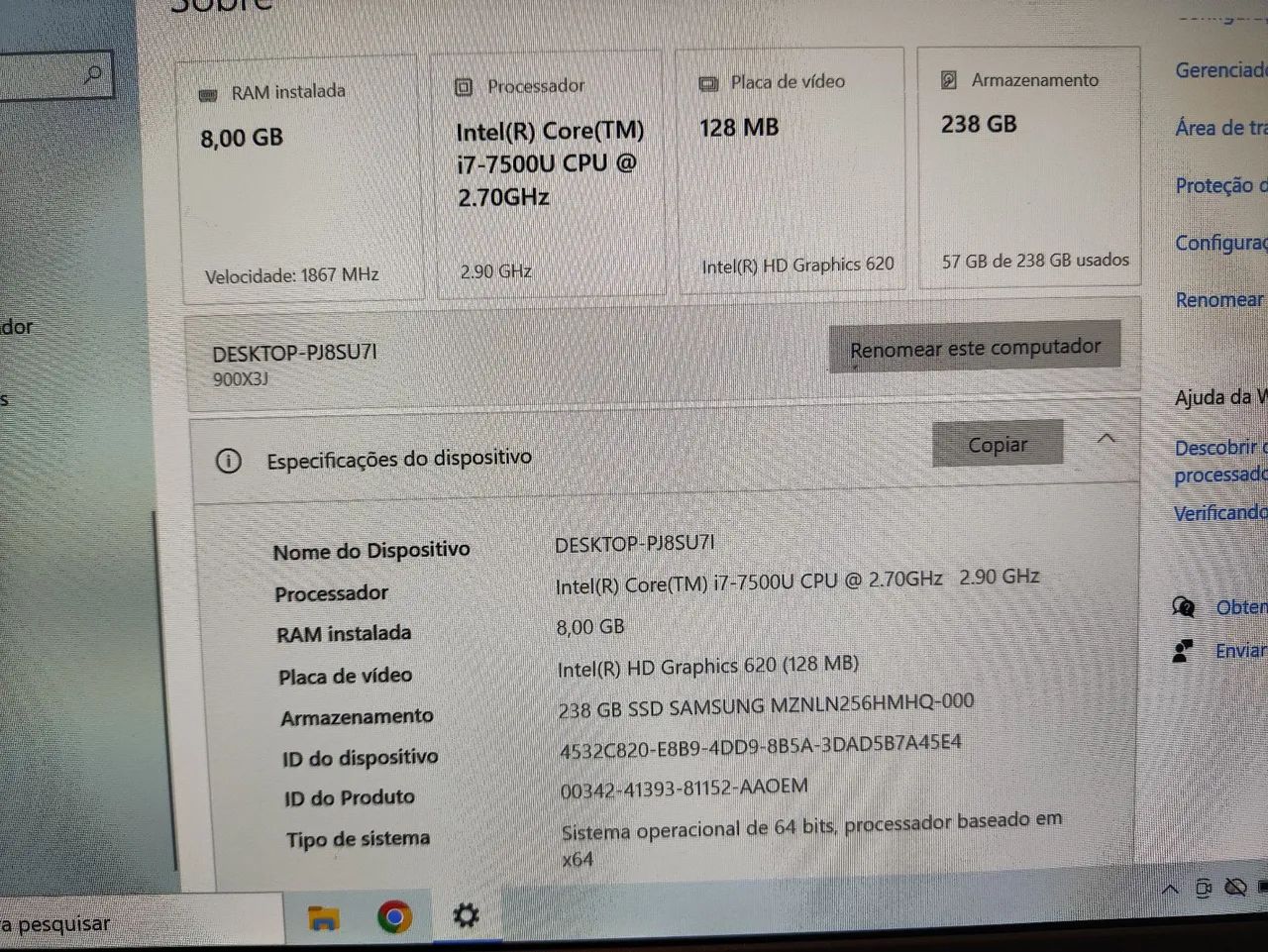 Notebook Samsung Style s50 i7 7° + SSD+8GB - Foto 2