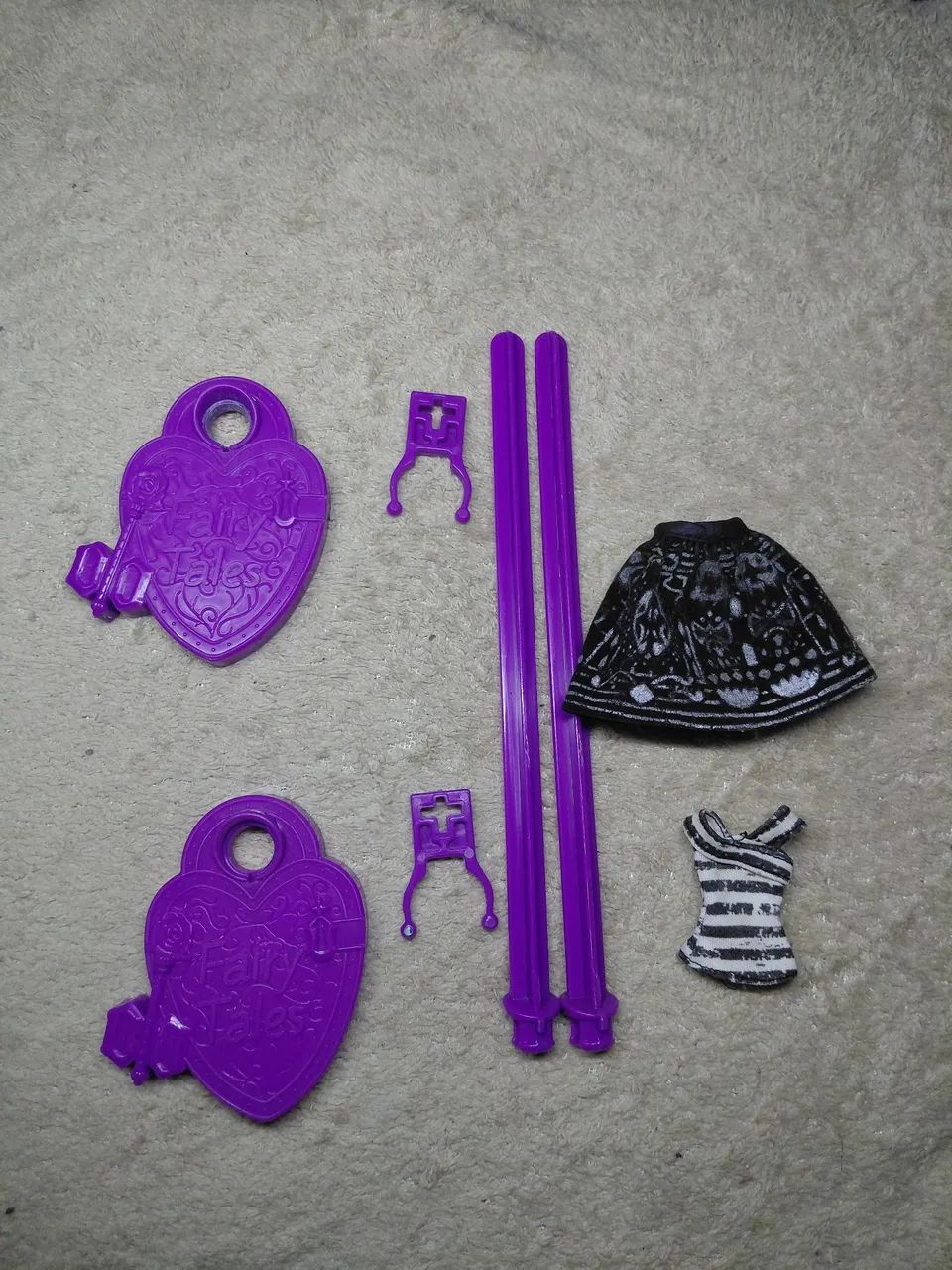 Conjunto itens monster high 