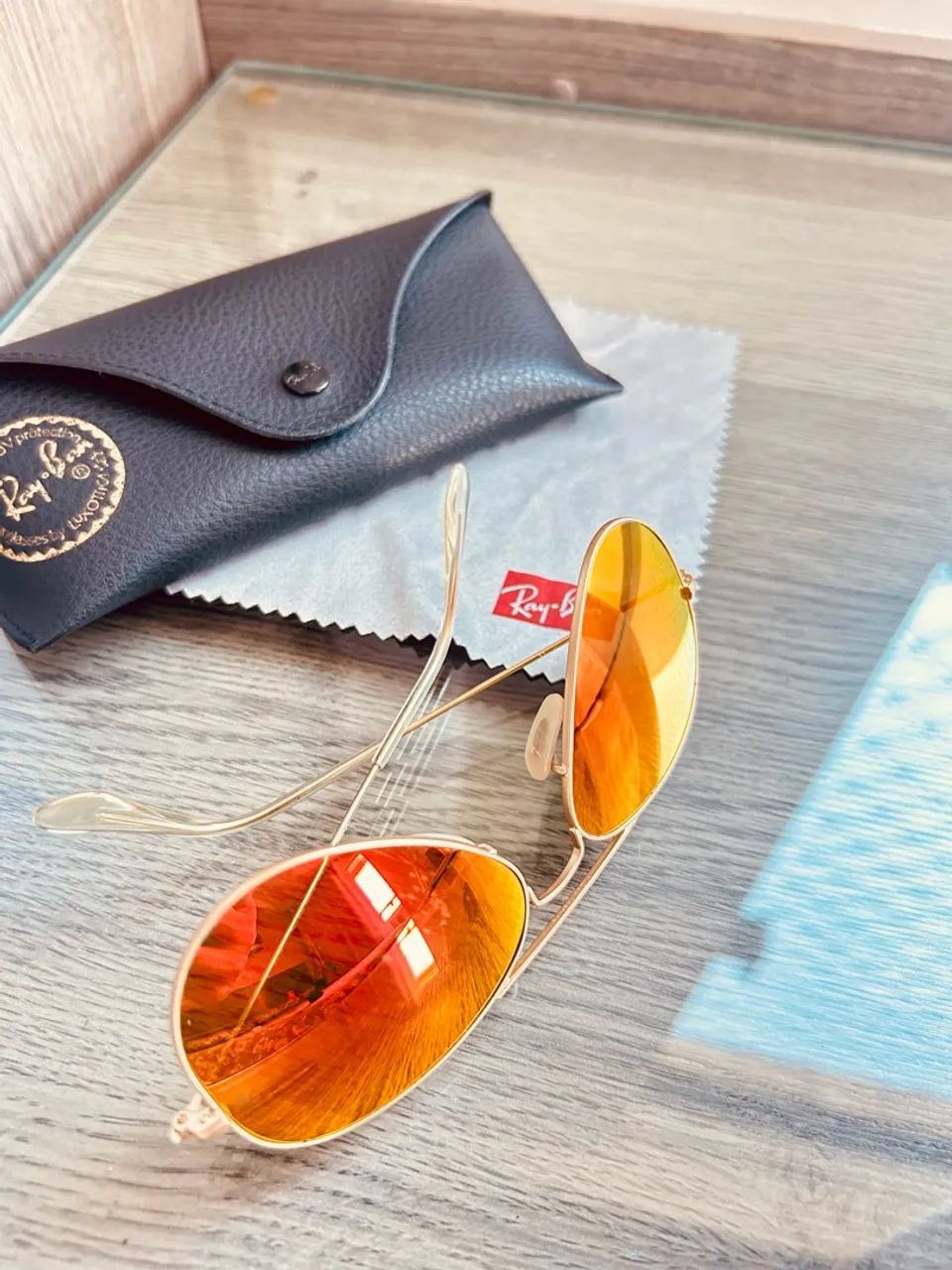 Óculos ray ban new aviador  - Foto 5