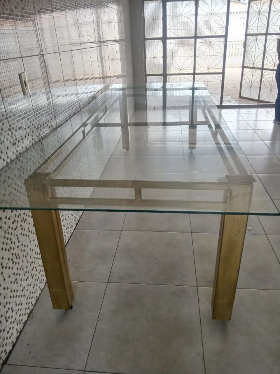 Mesa de vidro grande - Foto 5