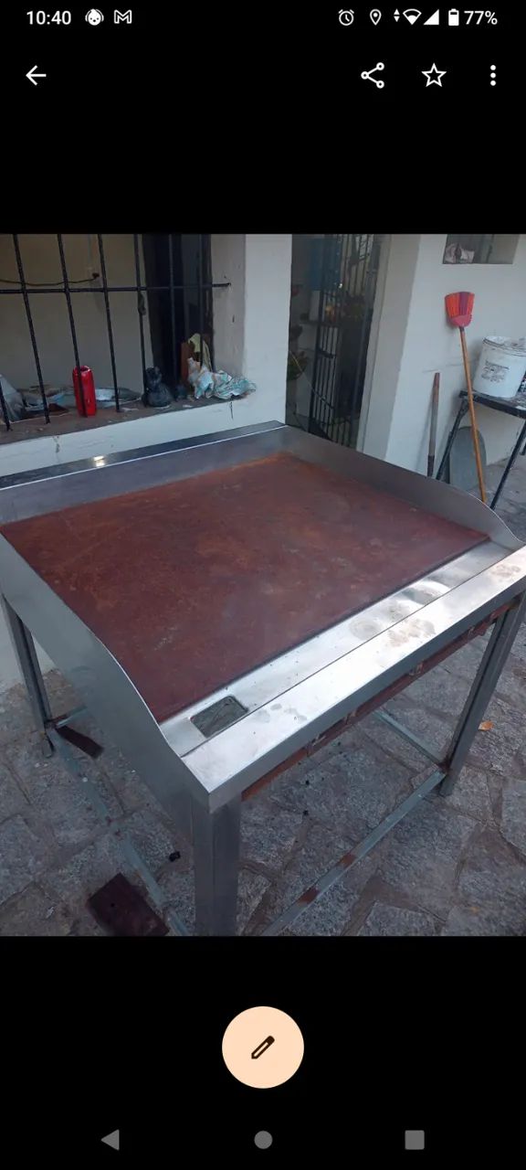 Chapa de assar carne Grande - Foto 3