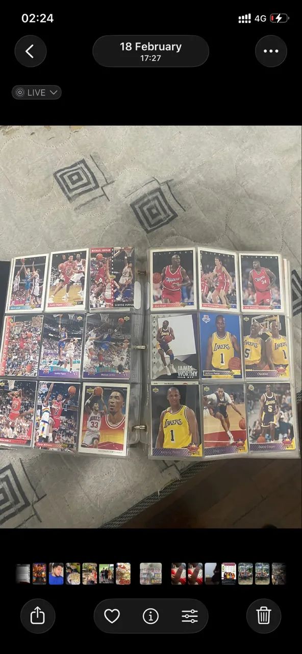 Cartas Upper Deck NBA 90?s