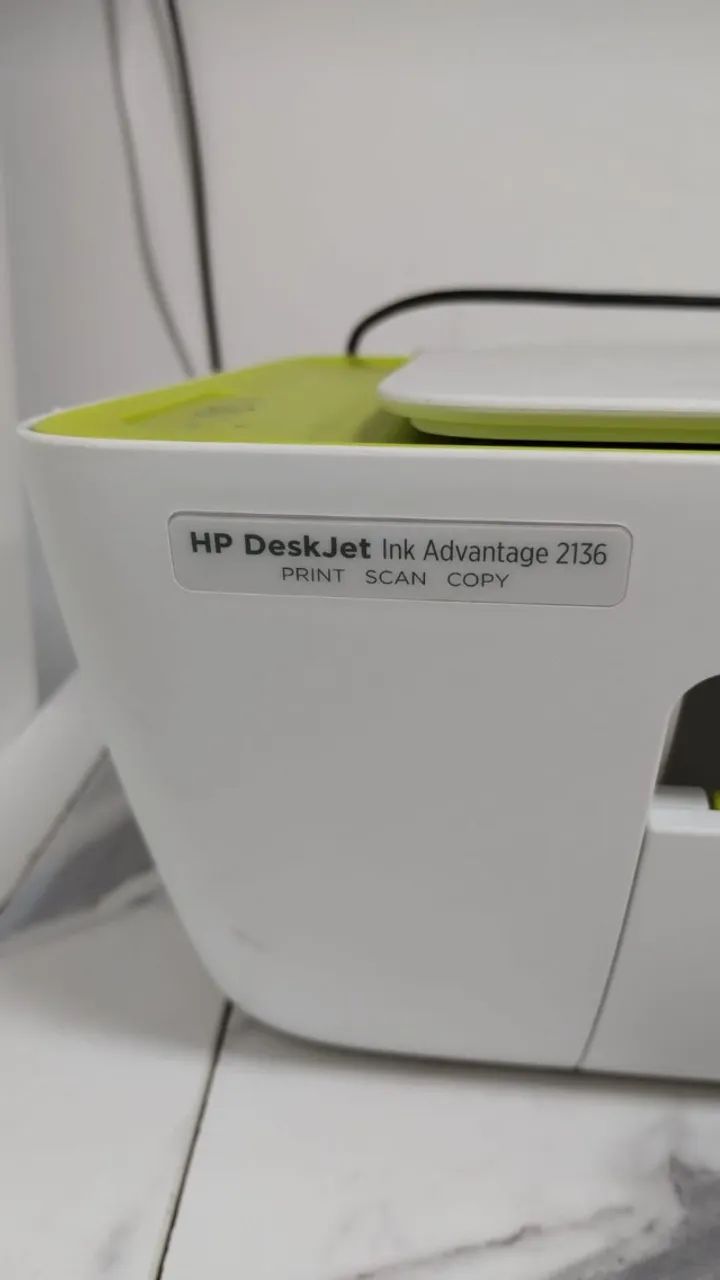 Impressora hp deskjet ink advantage 2136 - Foto 2