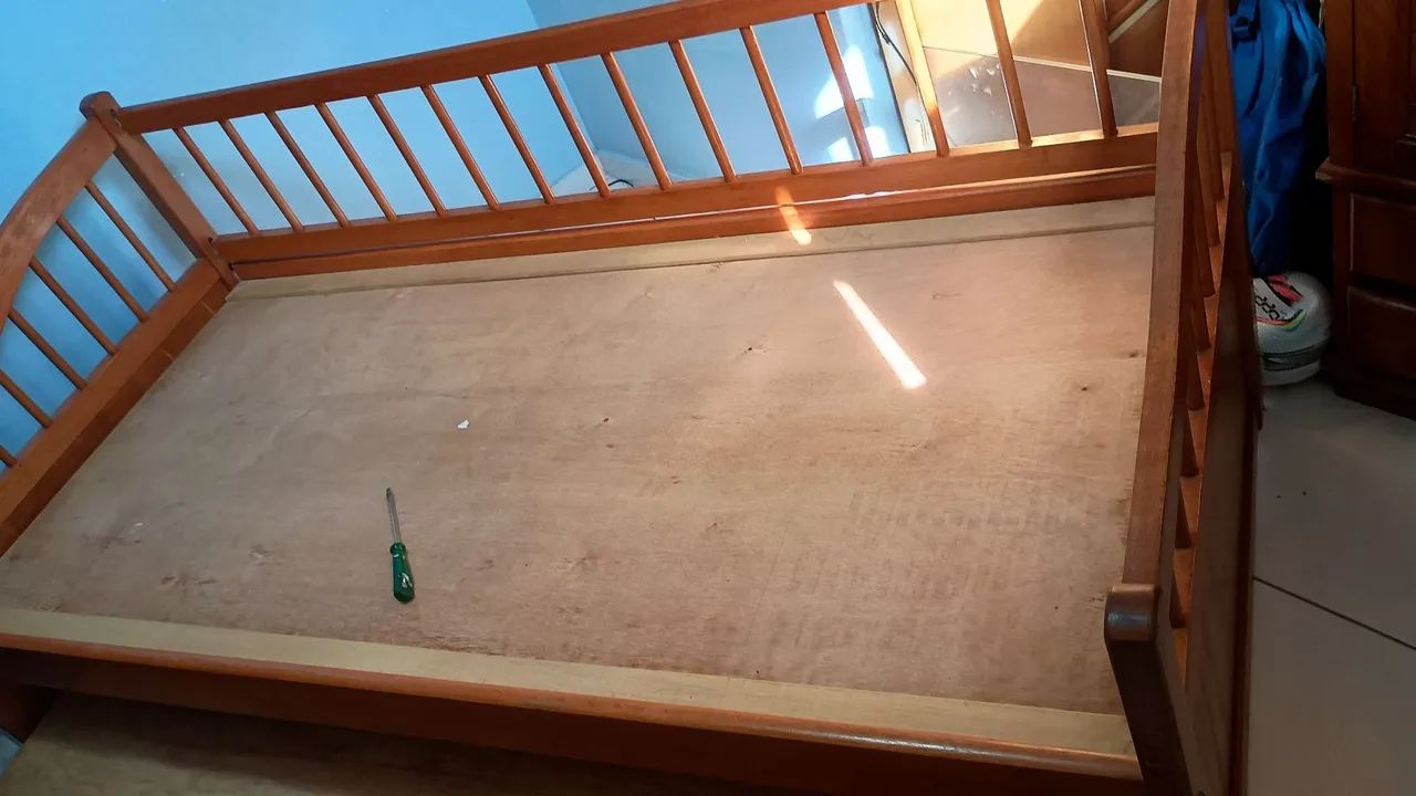 Cama solteiro com auxiliar e gavetas  - Foto 5