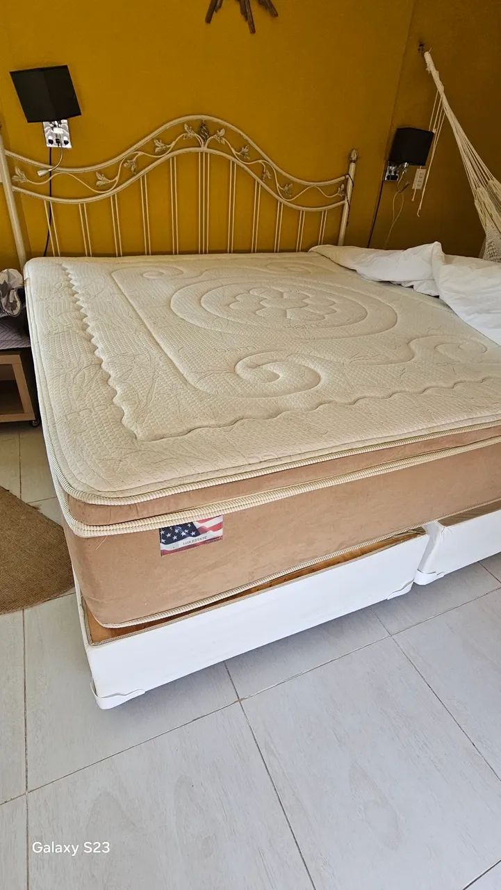 Cama box King size grande 