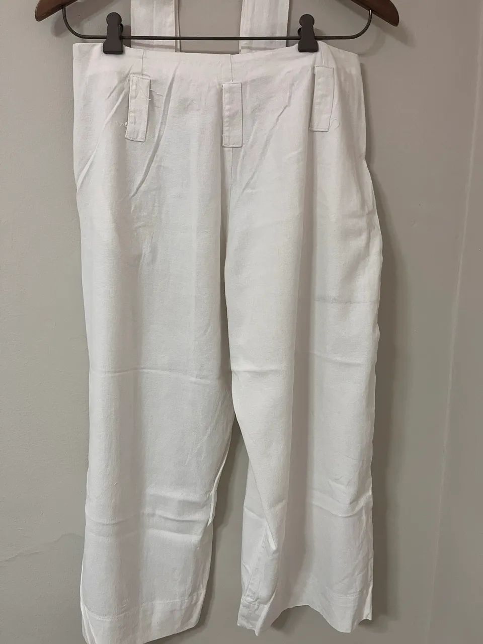 Calça pantacourt em linho n:36 - Foto 4