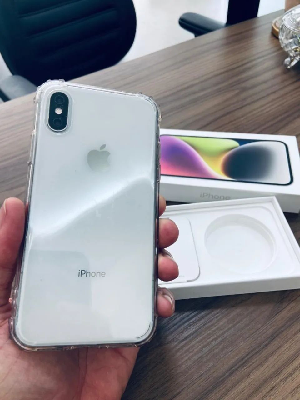 Apple iPhone X 64 GB Branco - Excelente - Foto 2