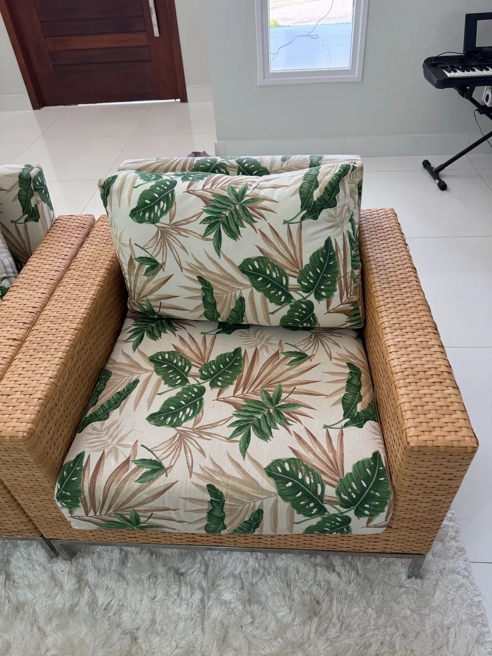 Par de Poltronas em Fibra Sintética com Acquablock - Foto 4