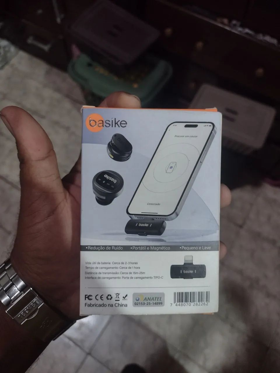 Microfone de Lapela para iPhone Aparti do 11. - Foto 2