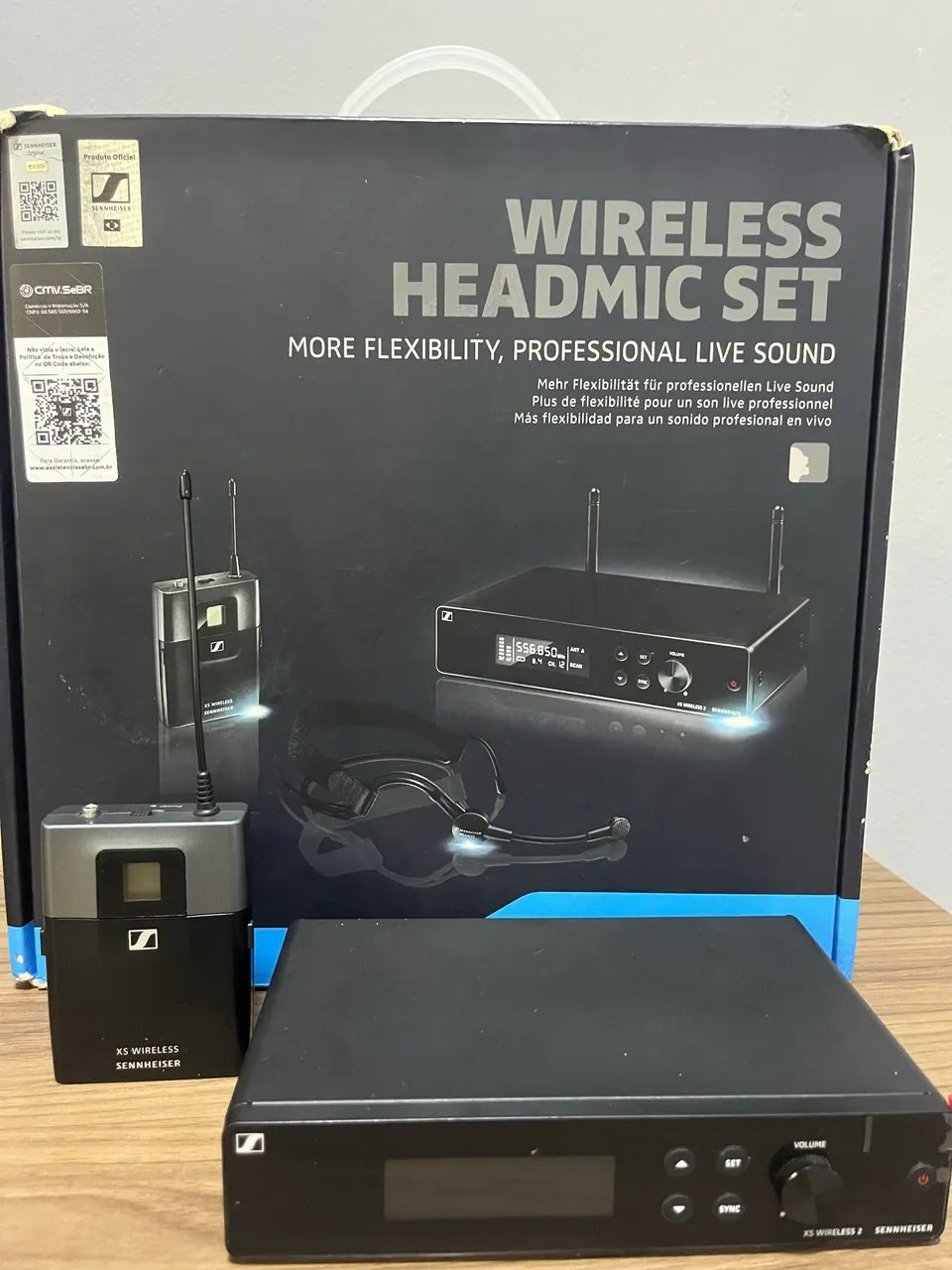 Microfone Sennheiser Headmic semi novo - Foto 3