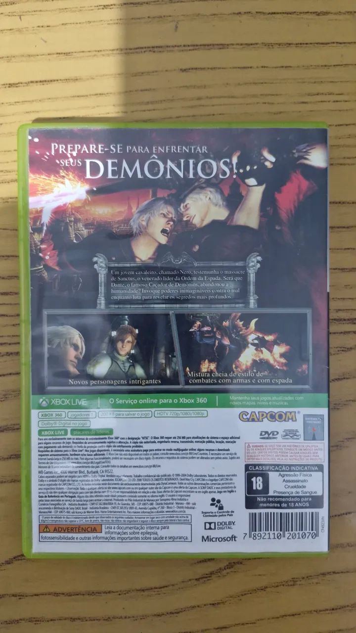 Devil May Cry 4 - Xbox 360 Original Platinum Hits - Foto 2