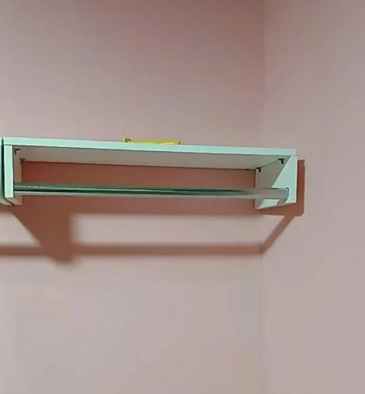 1 arara closet cabideiro de parede