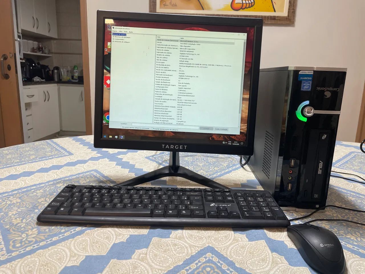 Desktop completo com monitor  - Foto 2