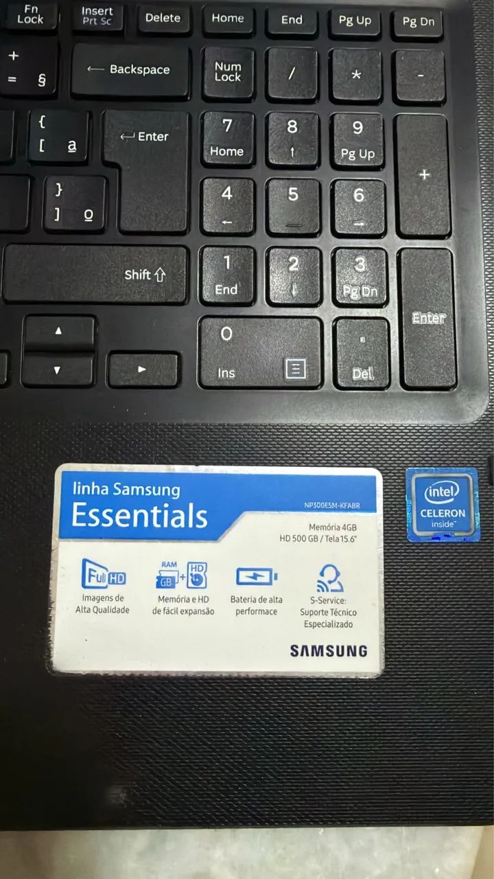 Vendo notebook Samsung