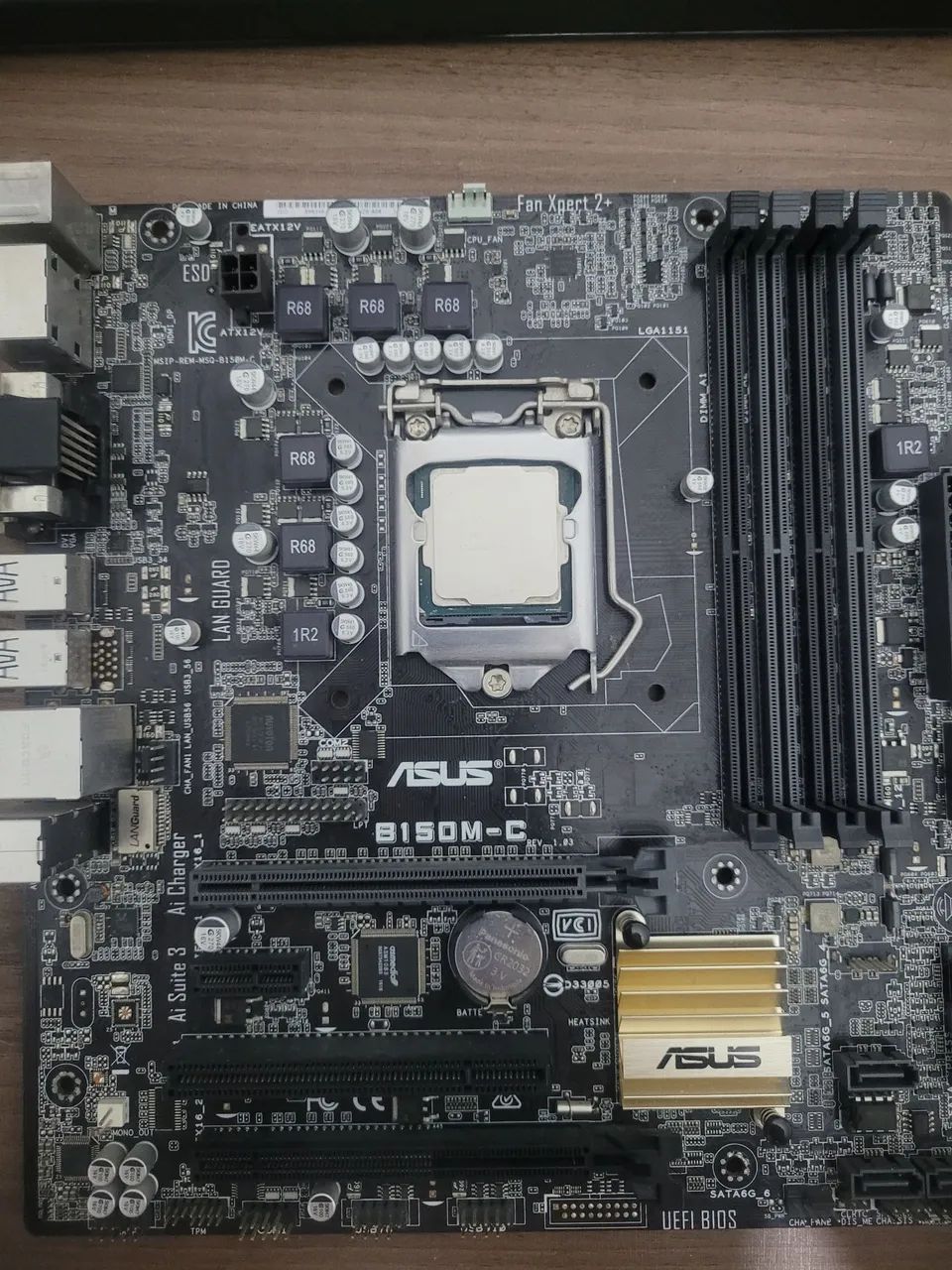 KIT Processador Intel i5-7600K + Placa mãe Asus B150M-C - Foto 3